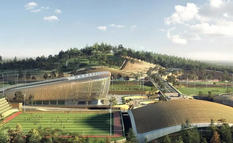 Južná Kórea bude mať národný futbalový štadión z dreva