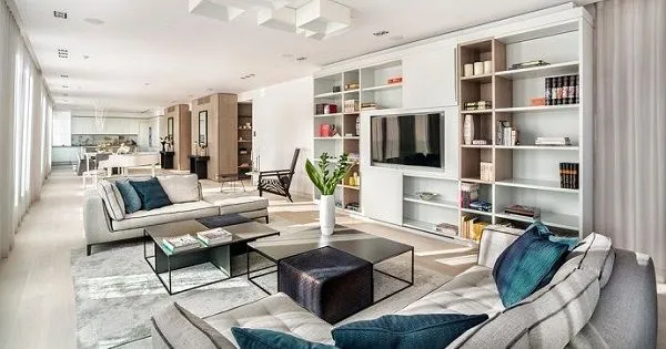 Architekti spojili dva byty. Vznikol z nich luxusom nabitý penthouse.