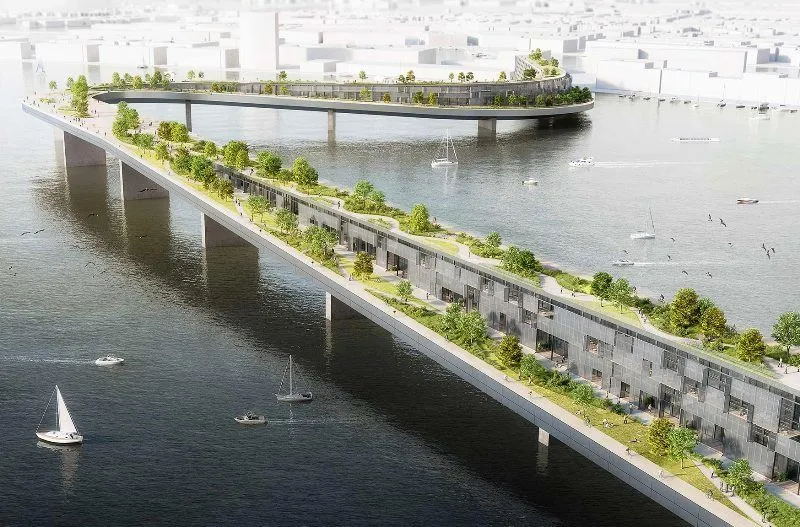 Amsterdam má prepojiť obytný most v „eko“ štýle