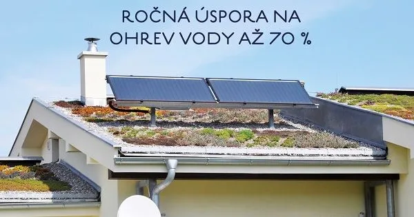 Uvažujete nad solárnymi kolektormi? Získajte príspevok až 1750 €