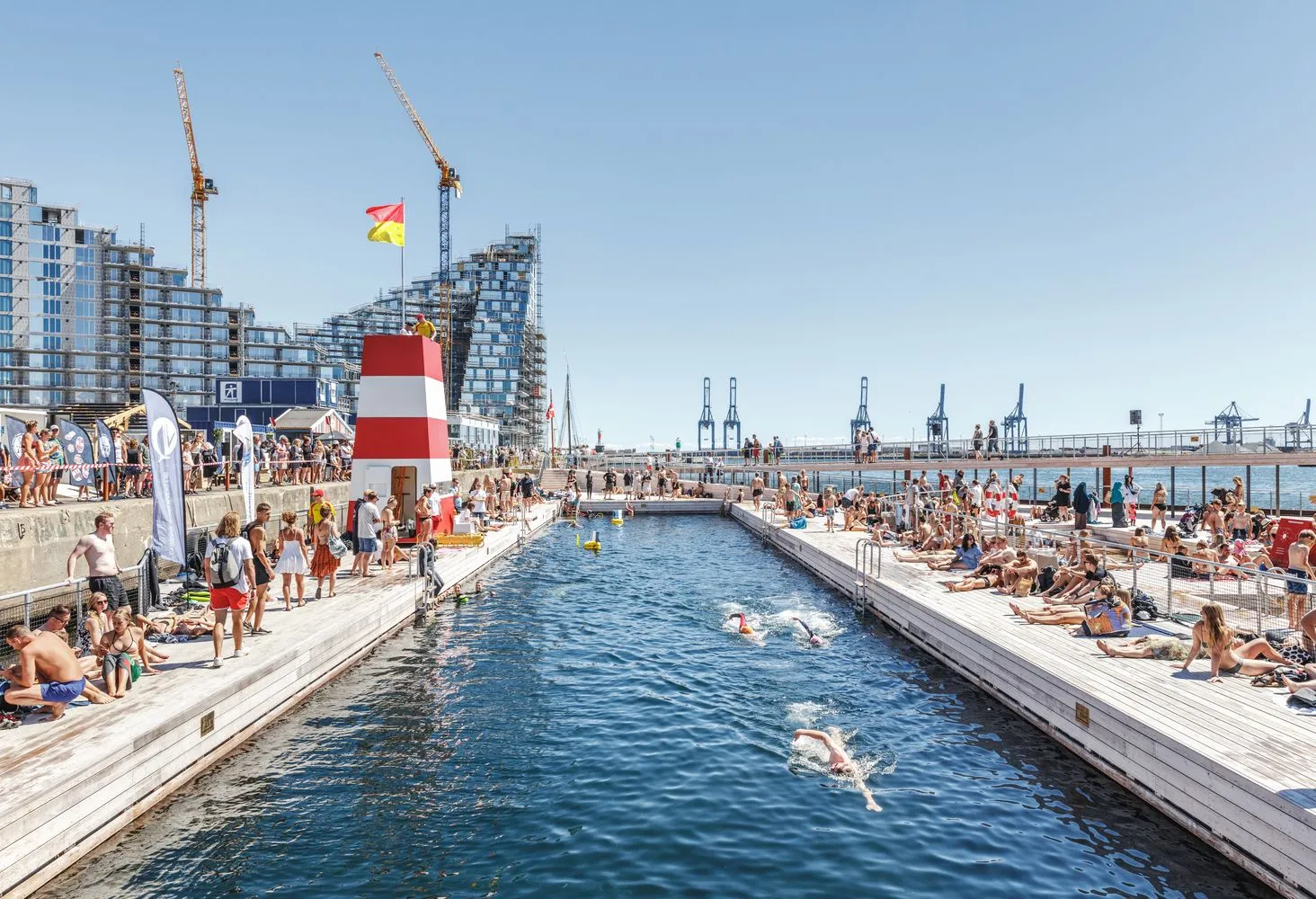 Prístavné kúpalisko v meste Aarhus