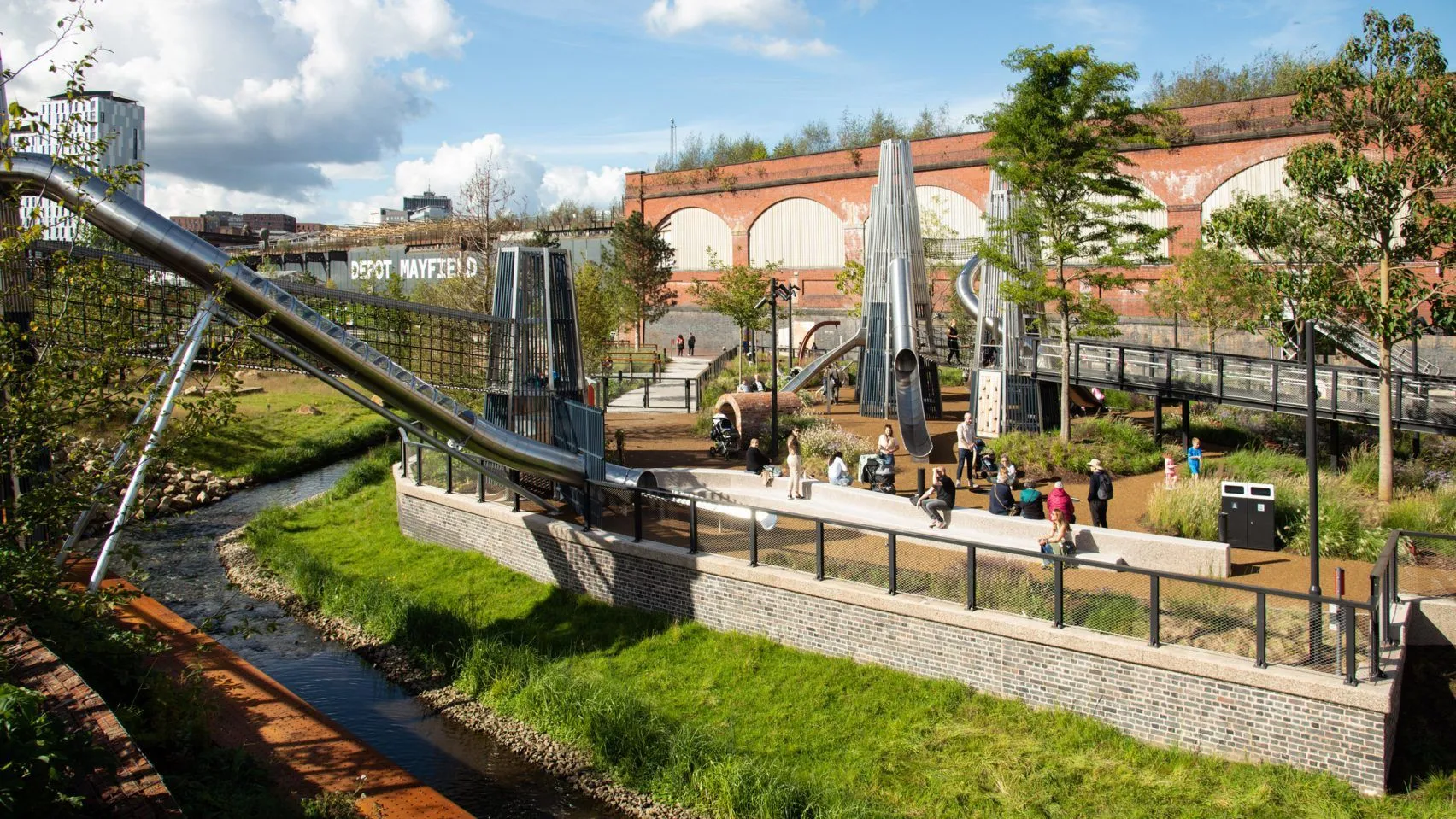Manchester má nový centrálny park
