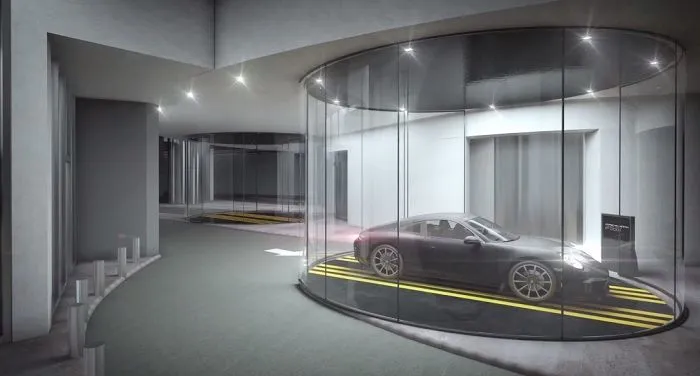 So svojim Porsche teraz môžete bývať v jednom byte - v Porsche Design Tower