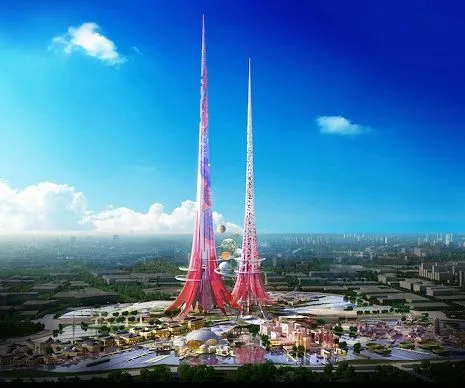 Ďalší megaprojekt z Číny: Mrakodrapy, ktoré pohltia smog