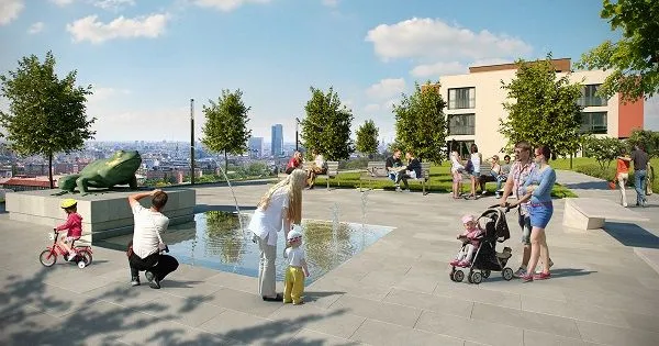 Jedinečná fontána v rezidenciách Grand Koliba bude najvyššie položená v meste Bratislava
