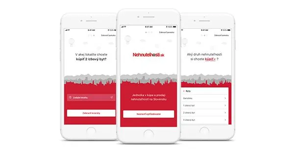 Nehnuteľnosti.sk uvádzajú novú mobilnú aplikáciu pre smartfóny