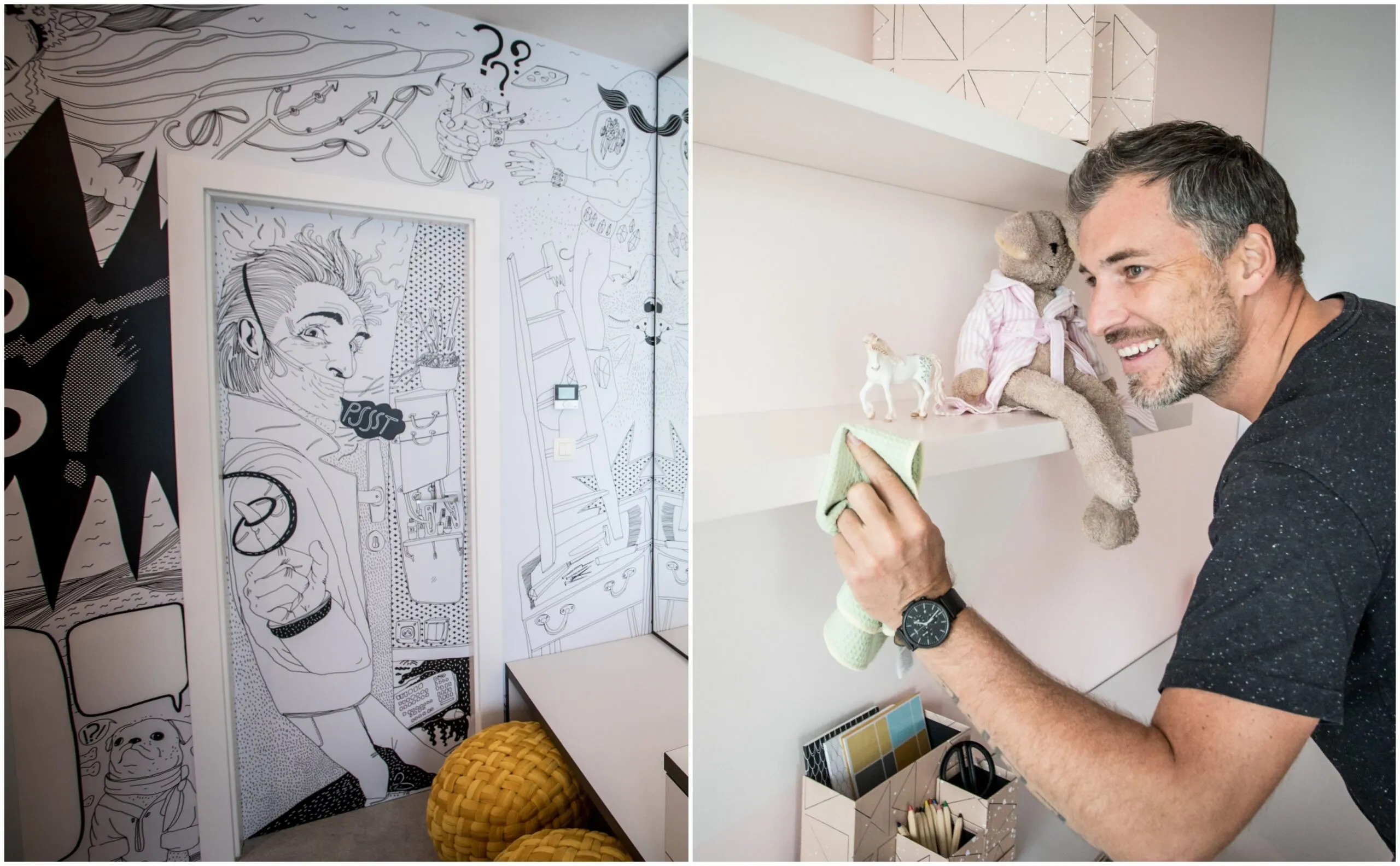Do módy sa vracajú štýlové tapety: Inšpirujte sa zaujímavým komiksom na stene!