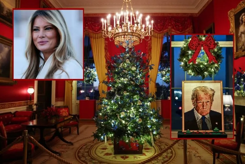 Melania Trump vs. buldozéry: Vianoce v Bielom dome, ktorý je napoly stavenisko