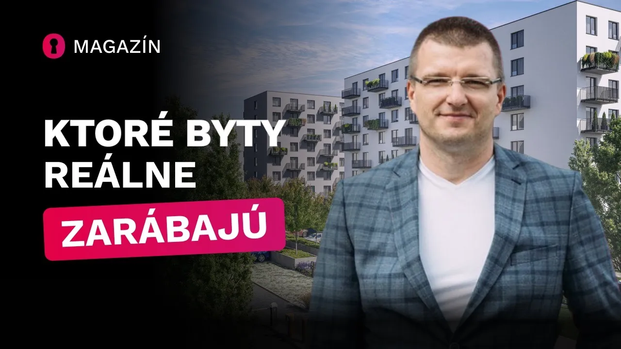 Garzónka vs. 3-izbový byt: Ktorá nehnuteľnosť vám reálne zarobí viac? Poznáme víťazné percento