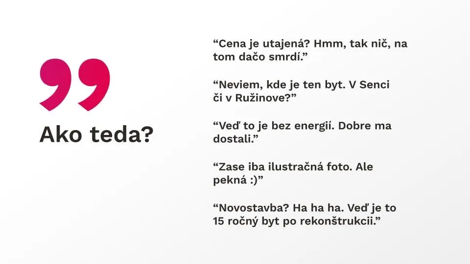 Takto vnímajú kupujúci nepresné informácie v inzerátoch