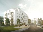 Rezidencia GEMINI I - Kasárne Brezno: 3+KK byt s balkónom / označenie E3