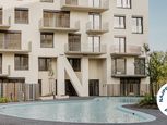 Predaj 2-izbový apartmán s balkónom a výhľadom, k nasťahovaniu v novostavbe Čerešne Lake, Dúbravka