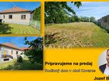 Pripravujeme do ponuky rodinný dom s pozemkom 1490 m2 v obci Kovarce