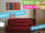 Na prenájom: pre 2 osoby, 150 € osoba, pekná izba v centre B. Bystrice