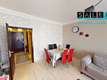 Štvorizbový byt na Račianskej ulici v Bratislave, 70 m2, dve loggie, 3D vizualizácia