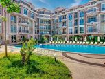 Nový štúdiový apartmán v prekrásnom luxusnom komplexe Izida Palace 2, 500m od mora, Slnečné pobrežie
