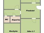 3 izbový byt s loggiou Dvorkinova ul, Košice - Dargovských hrdinov (82/22)