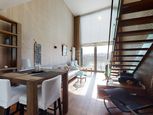 Slnečný loftový byt v Eurovea (3D prehliadka)