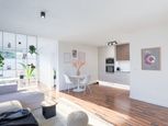 Dizajnérsky 4 izbový slnečný byt so záhradou v novostavbe pri Hrádzi