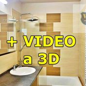 Vip. 3D a Video. Byt 91m2, dva balkóny, loggia, prerobený, Detva 10km
