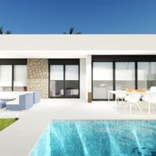 Moderný 3 izbový dom s veľkým pozemkom a bazénom v cene