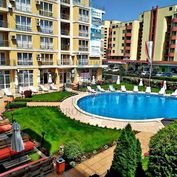 Štúdiový apartmán 36m2, 3* komplex Flores Park, 400m od mora, Slnečné pobrežie, Bulharsko