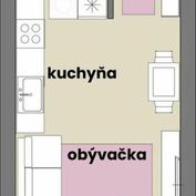 1 izbový byt v tehlovej novostavbe s podlahovým kúrením