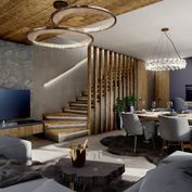 4 izbový „Chalet Grand VIEW“ s 2 kúpeľňami a exkluzívnym výhľadom na Vysoké Tatry
