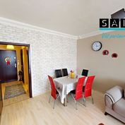 Štvorizbový byt na Račianskej ulici v Bratislave, 70 m2, dve loggie, 3D vizualizácia