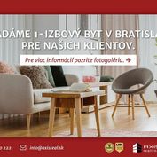 AXIS REAL:: Hľadáme pre našich klientov 1-izbový byt v Bratislave III.