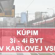KÚPIME 3i, 4i BYT -  BAIV - Karlova Ves