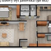 Veľky 4i byt na Jasovskej ul.Petržalka