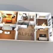 Čiastočne zrekonštruovaný 3-izbový byt s loggiou / 72 m2 / - Kysucké Nové Mesto