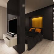 Luxusne zariadenný 1,5 izbový byt v Ružinove