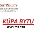 Hľadáme na Kúpu 3 izbový  byt vo Vrakuni Pre KONKRÉTNEHO Klienta www.bestreality.sk