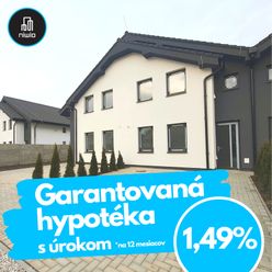 NA PREDAJ-4izbový byt s pozemkom-ÚROK 1,49%