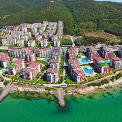 Priestranný 2 izbový apartmán s výhľadom na more, 3* Sea Fort Club, 200m od mora, Sveti Vlas, Bulhar