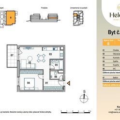 Byt B2.02 - 2izb. byt v novostavbe Helenky vrátane štandardu.