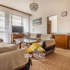 DOM-REALÍT, Útulný 3-izbový byt so super cenovkou