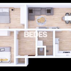 BEDES | Veľkometrážny 3 izb. byt, 79m2, nová rekonštrukcia, Prievidza – Dlhá ul.