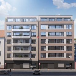 HERRYS - Na predaj 2 izbový byt s balkónom v projekte Rezidencii Příční v Brne