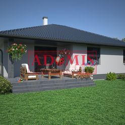 ADOMIS - ponúkame Vám na predaj dve novostavby rodinného domu typu bungalov, Kokšov Bakša