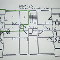 2i byt s loggiou v pôvodnom stave - Jašíková ulica