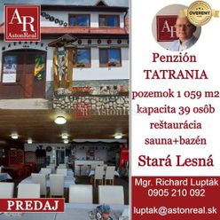 AstonReal: predaj zabehnutý penzión Tatrania - Stará Lesná