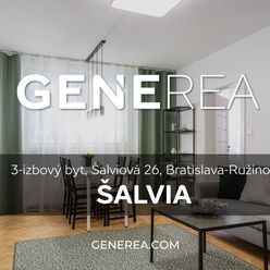 GENEREA - 3-izb. byt “ŠALVIA”, Ružinov, kompletná rekonštrukcia, bezbariérový vstup