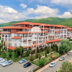 Sveti Vlas - 4* ETARA 3 Apart Complex, štúdio s veľkým balkónom, výhľad na bazén_T