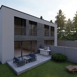 NOVOSTAVBA rodinného 4-izbového dvojdomu v novej štvrti v obci Topoľnica
