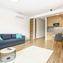 HERRYS - Na prenájom kompletne zariadený 1 izbový byt s loggiou v novostavbe Vajnorská 21 s garážový