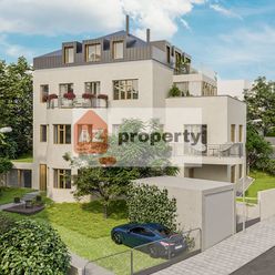 Nový 3-izbový byt s vysokými stropmi a predzáhradkou v projekte Mestská vila Mudroňova s parkovaním