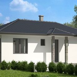 Moderný bungalov za lepšiu cenu ako byt v Trnave - 4izb. + 500m2 pozemok s komplet IS
